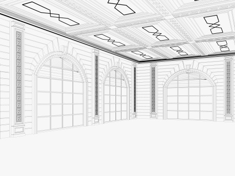 Loft interior 7 3D Model