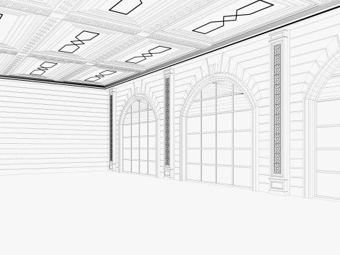 ロフトインテリア7 3Dモデル