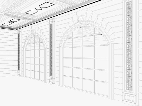 Loft interior 7 3D Model