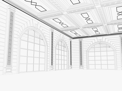 Loft interior 7 3D Model