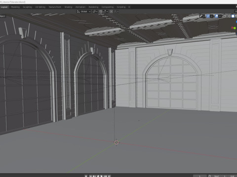 Loft interior 7 3D Model