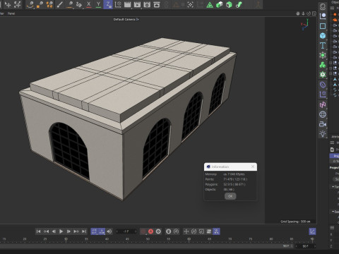 Loft interior 7 3D Model