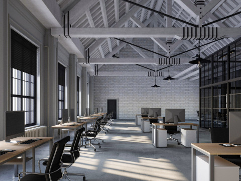 Loft Office 14 Model 3D