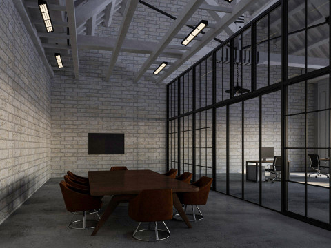 Loft Office 14 Model 3D