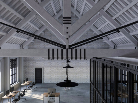Loft Office 14 Model 3D