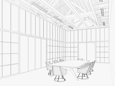 Loft Office 14 Model 3D