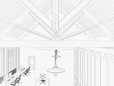 Loft Office 14 Model 3D