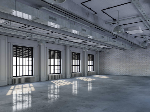 Loft Office 15 3D Model