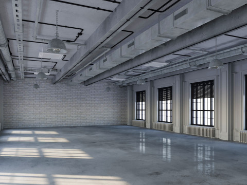 Loft Office 15 3D Model