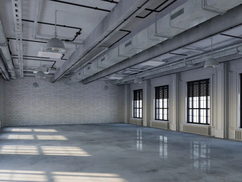 Loft Office 15 3D Model