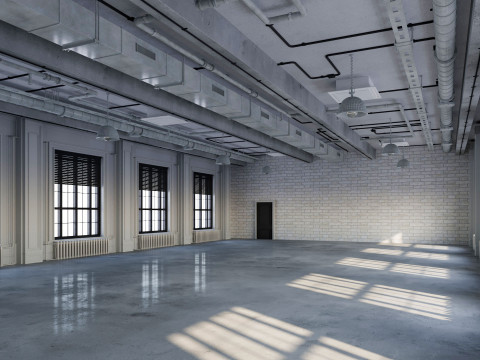 Loft Office 15 3D Model