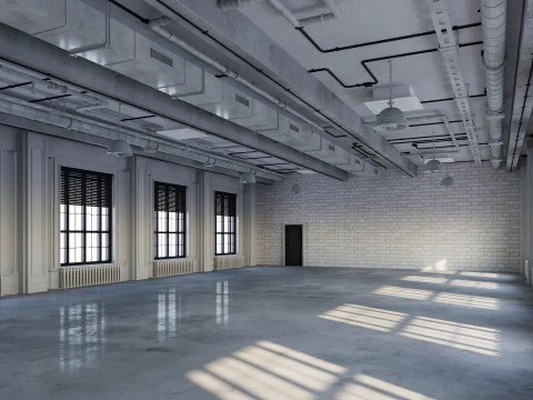 Loft Office 15 3D Model