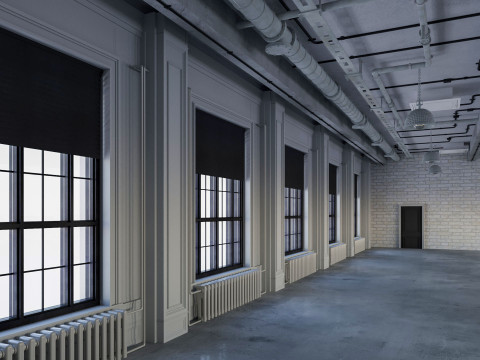 Loft Office 15 3D Model