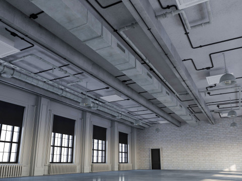 Loft Office 15 3D Model