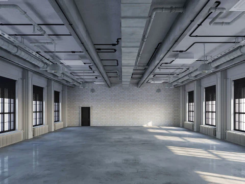 Loft Office 15 3D Model