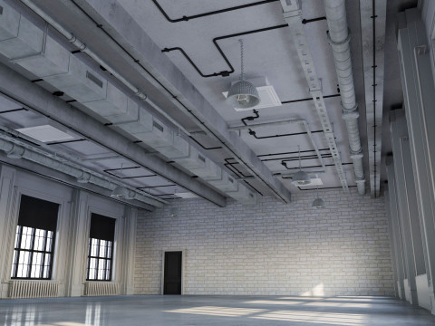 Loft Office 15 3D Model