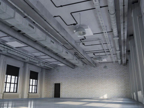 Loft Office 15 3D Model
