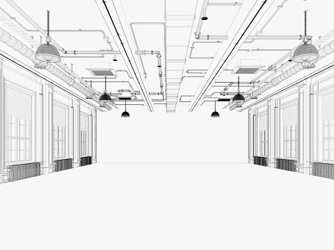 Loft Office 15 3D Model