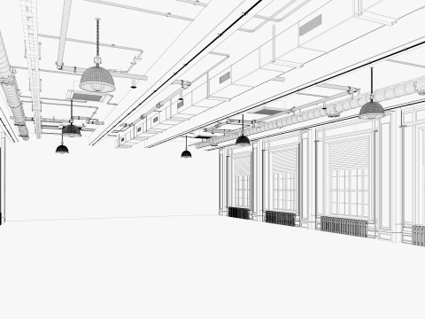 Loft Office 15 3D Model