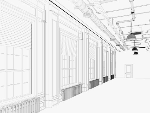 Loft Office 15 3D Model