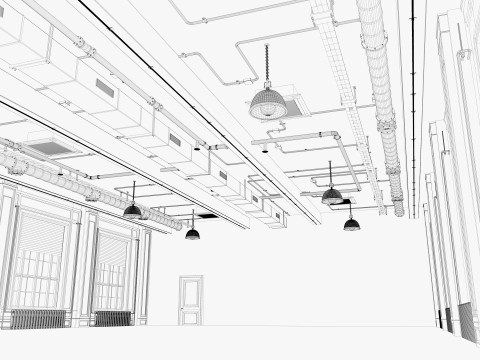 Loft Office 15 3D Model