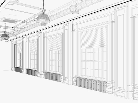 Loft Office 15 3D Model