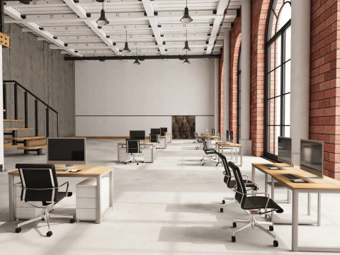 Loft Office 16 3D Model
