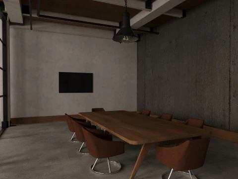 Loft Office 16 3D Model