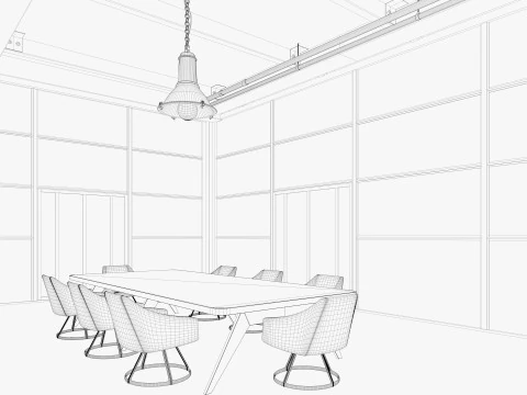 Loft Office 16 3D Model