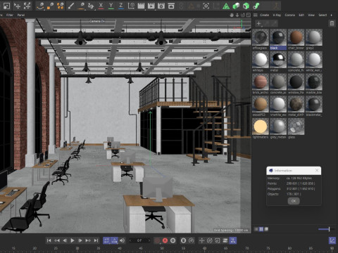 Loft Office 16 Modelo 3D