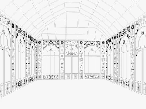 Classic Greenhouse 2 3D Model