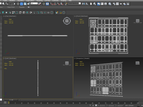 Decorative Wall Mouldings 3D Model