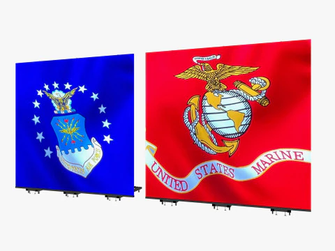 Led 비디오 디스플레이 벽 3D 모델