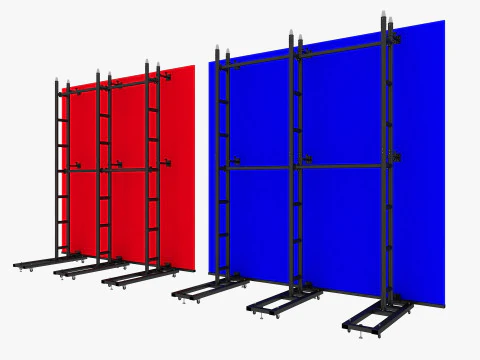 Led 비디오 디스플레이 벽 3D 모델