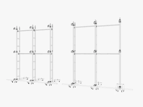 Led 비디오 디스플레이 벽 3D 모델