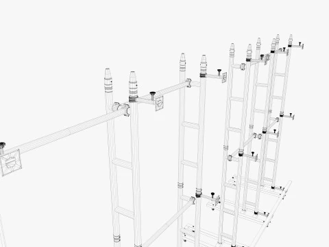 Led 비디오 디스플레이 벽 3D 모델