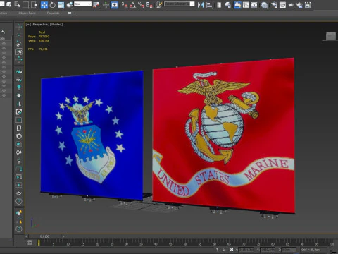 Led 비디오 디스플레이 벽 3D 모델