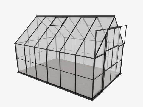 Greenhouse 3 Low-poly Modelo 3D