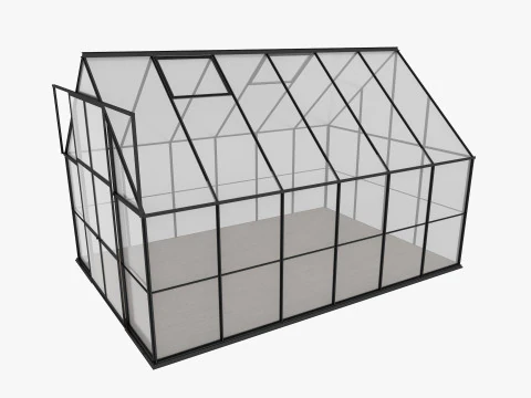 Greenhouse 3 Low-poly 3D Model