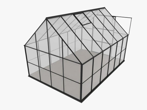 Greenhouse 3 Low-poly 3D Model