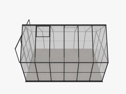 Greenhouse 3 Low-poly 3D Model