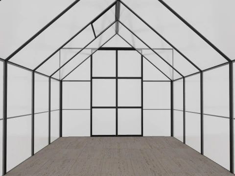 Greenhouse 3 Low-poly 3D Model