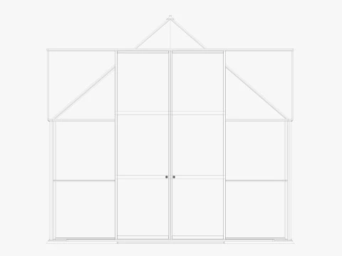 Greenhouse 3 Low-poly 3D Model