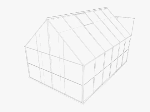 Greenhouse 3 Low-poly 3D Model