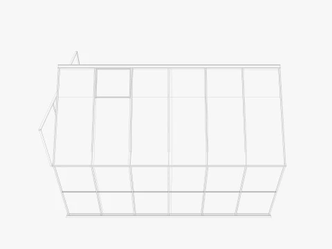 Greenhouse 3 Low-poly 3D Model