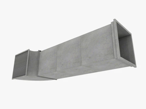Tubi a soffitto e sfiato Modello 3D
