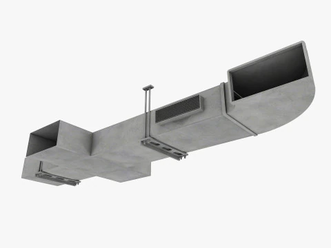 Tubi a soffitto e sfiato Modello 3D