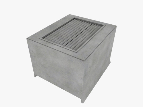 Ceiling pipes and vent 3D Model
