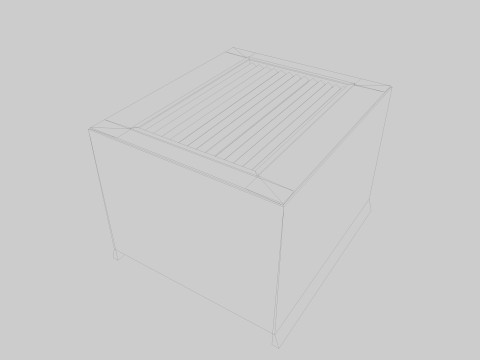 Ceiling pipes and vent 3D Model