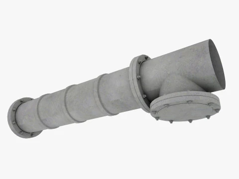 Tubi a soffitto e sfiato Modello 3D